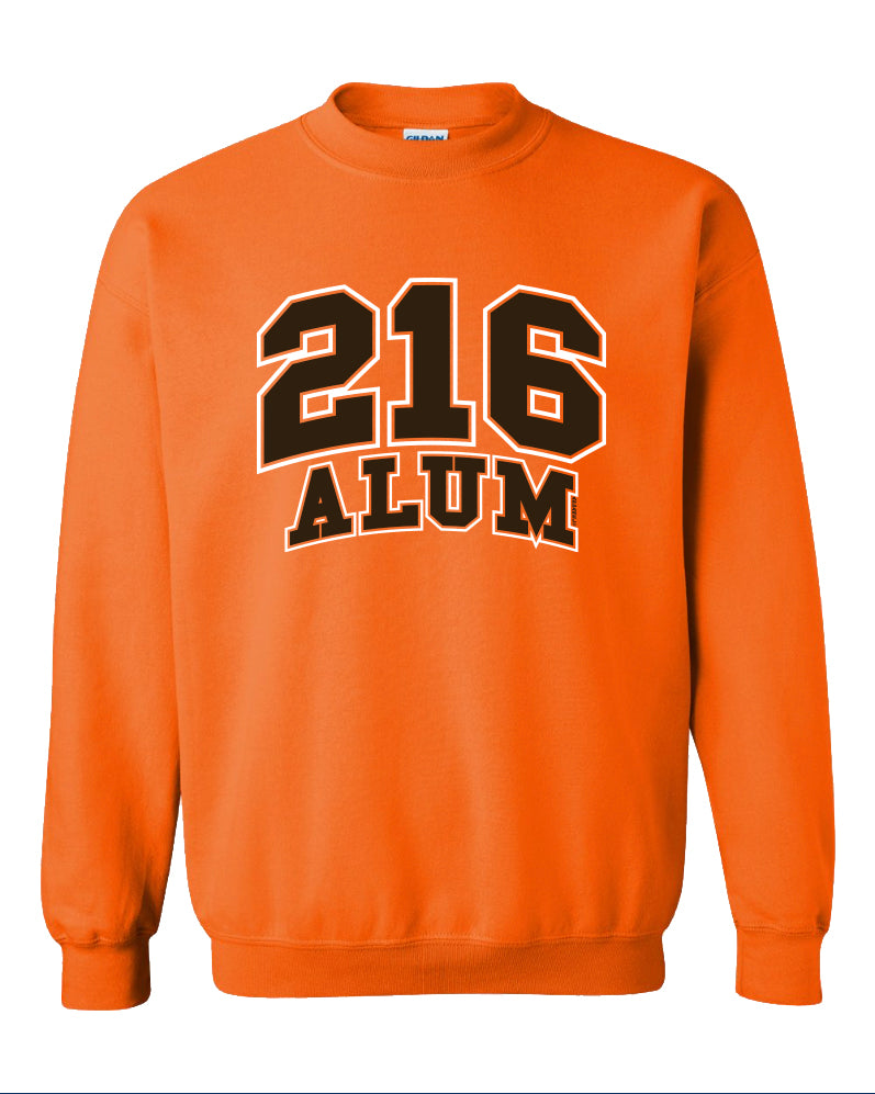 216 Alum Pullover Crewneck Orange