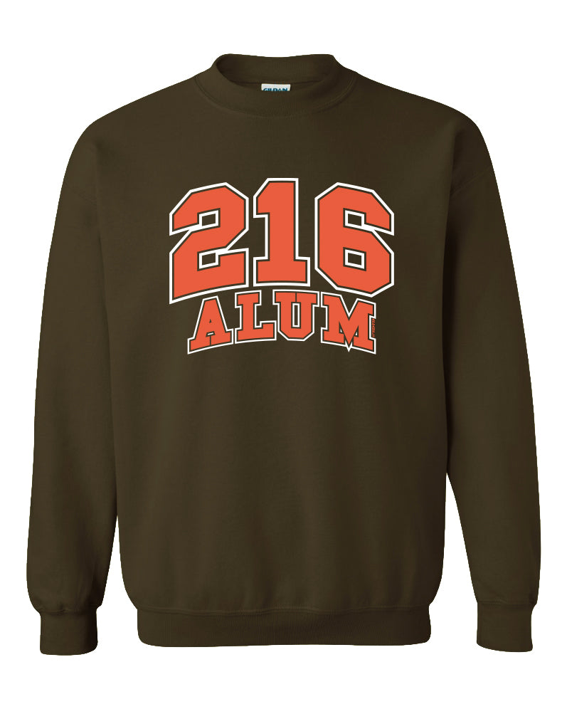 216 Alum Pullover Crewneck  Brown
