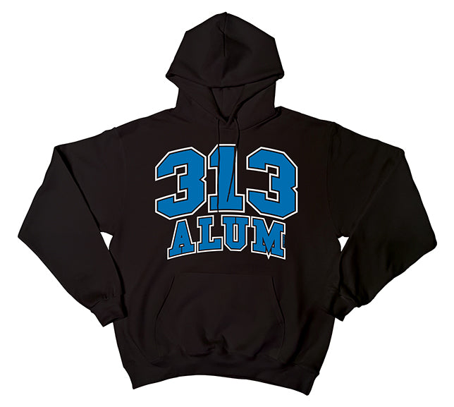 313 Black Alum Pullover Hoodie