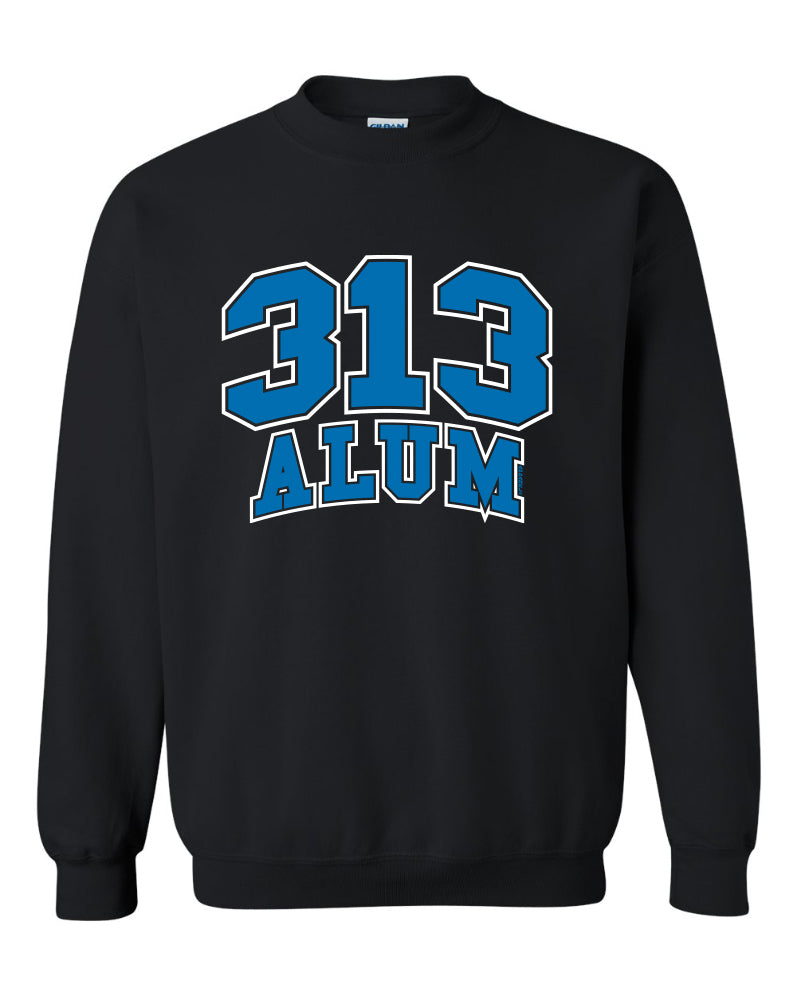 313 Black Alum Crewneck Pullover