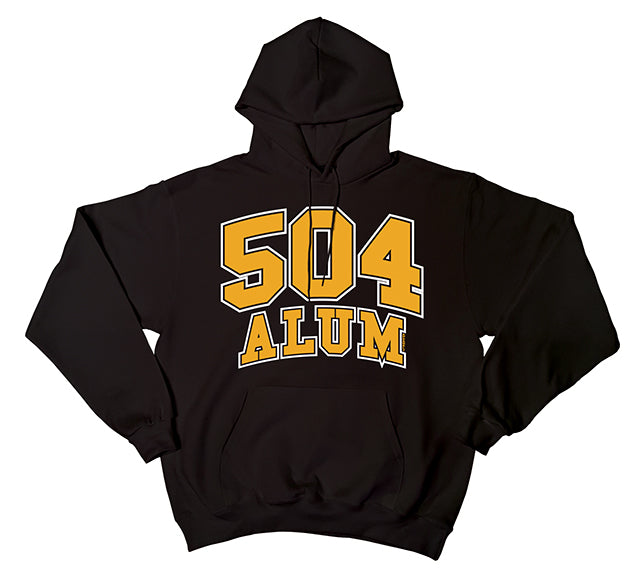 The 504 Alum Pullover Hoodie Black