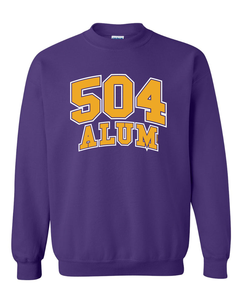 The 504 Alum Pullover Crewneck Purple