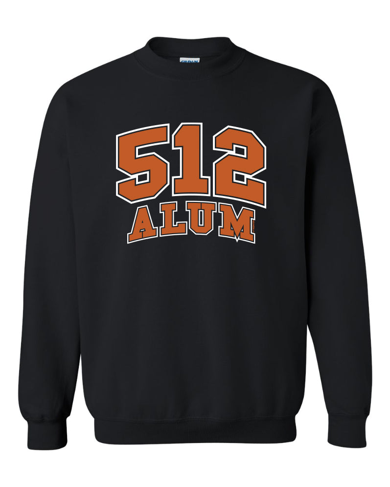 512 Black Alum Pullover Crewneck