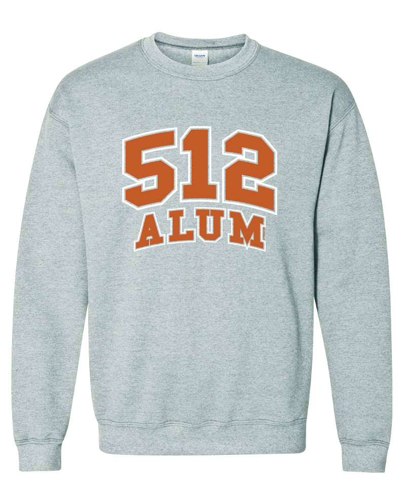 512 Grey Alum Pullover Crewneck
