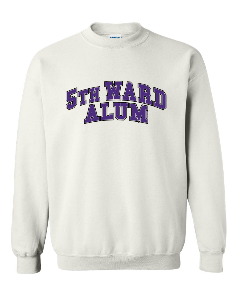 5th Ward Alum Crew Neck Sweatshirt- White