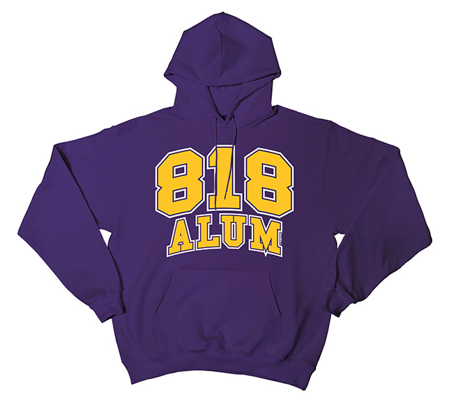 818 Purple Alum Pullover Hoodie