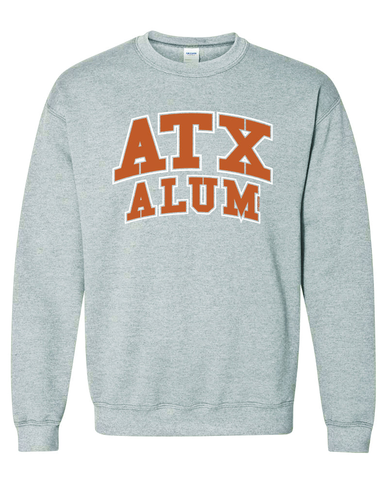 ATX Grey Alum Pullover Crewneck