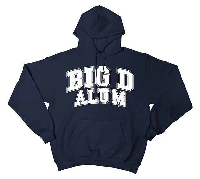 Big D Navy Alum Pullover Hoodie