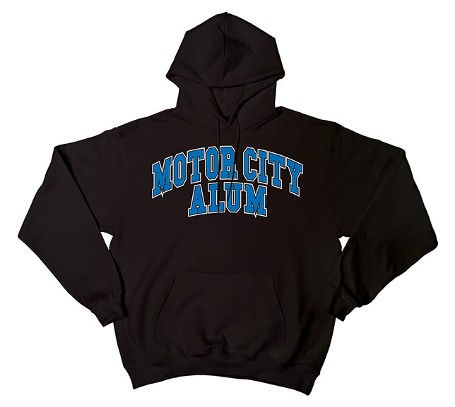 Motor City Black Alum Pullover Hoodie