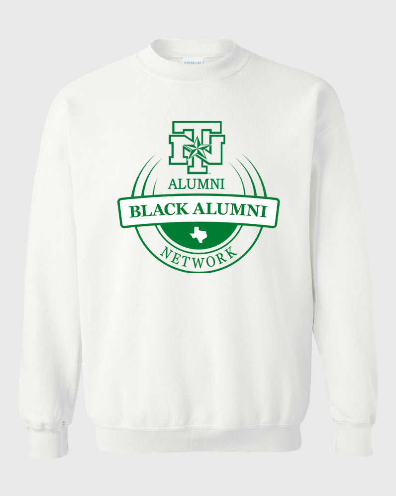 UNT Black Alumni Network x Alum Crew Neck Sweatshirt- White