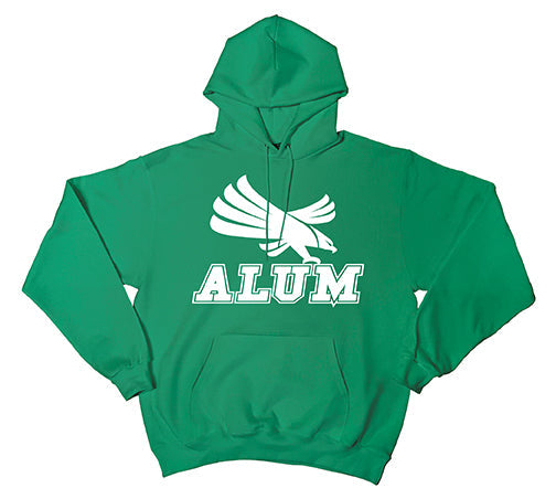 Kelly green best sale hooded sweatshirt