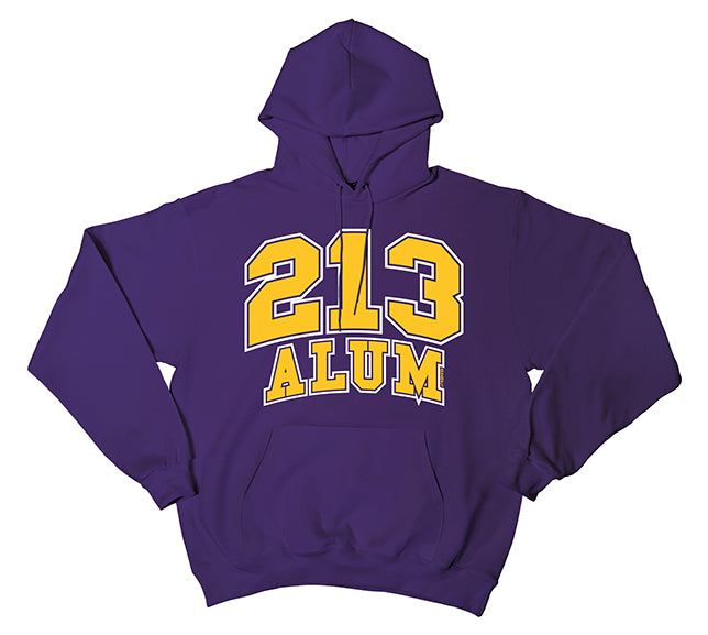 213 Purple Alum Pullover Hoodie
