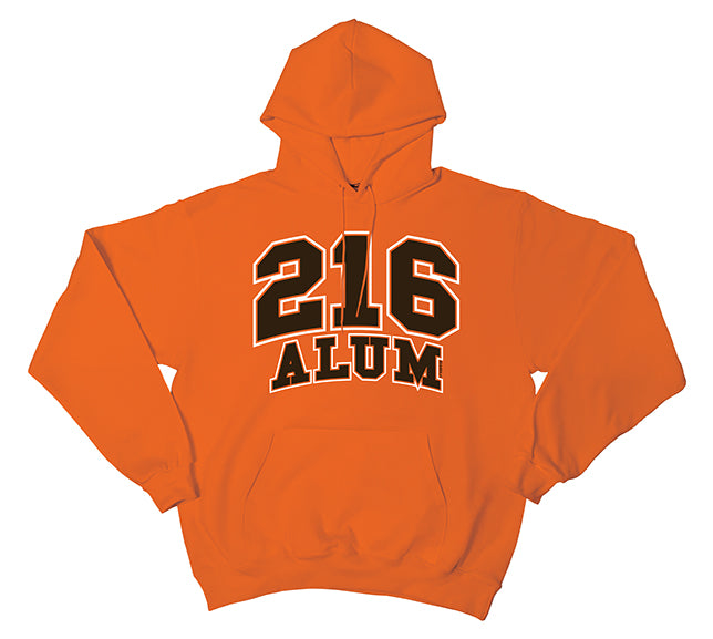 216 Alum Pullover Hoodie Orange