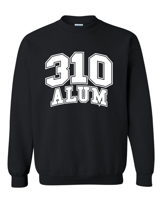 310 Black Alum Crewneck Pullover