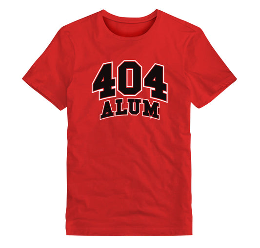 The 404 Alum Apparel Unisex T-Shirt Red