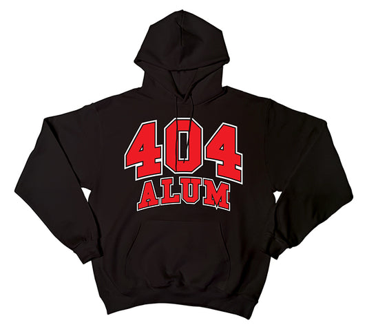 The 404 Alum Pullover Hoodie Black