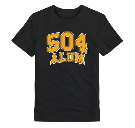 The 504 Alum Tribute Unisex T-Shirt Black