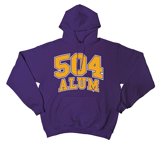 The 504 Alum Pullover Hoodie Purple