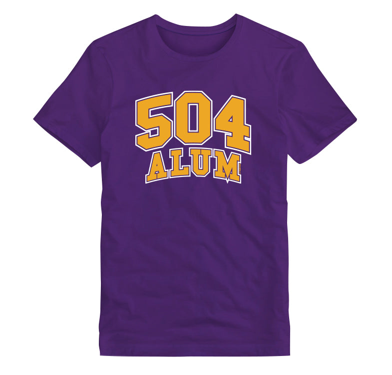 The 504 Alum Tribute Unisex T-Shirt Purple