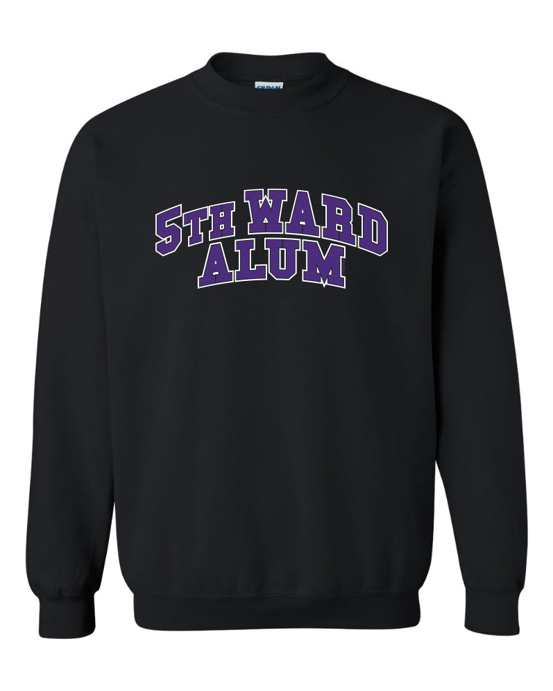 5th Ward Alum Crew Neck Sweatshirt- Black