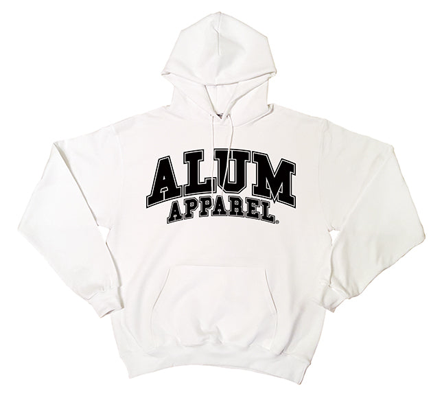 Alum Apparel Original Pullover Hoodie- White