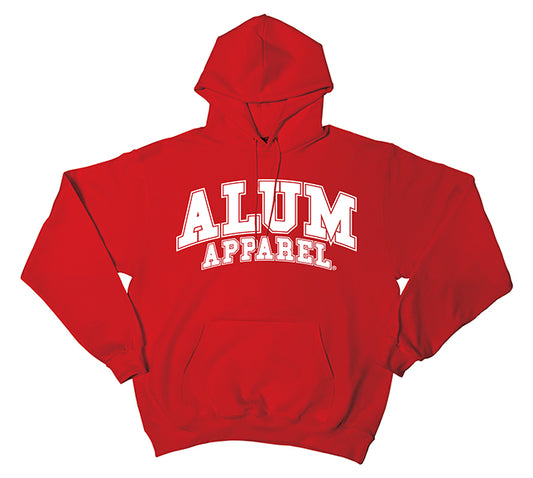Alum Apparel Original Pullover Hoodie-Red