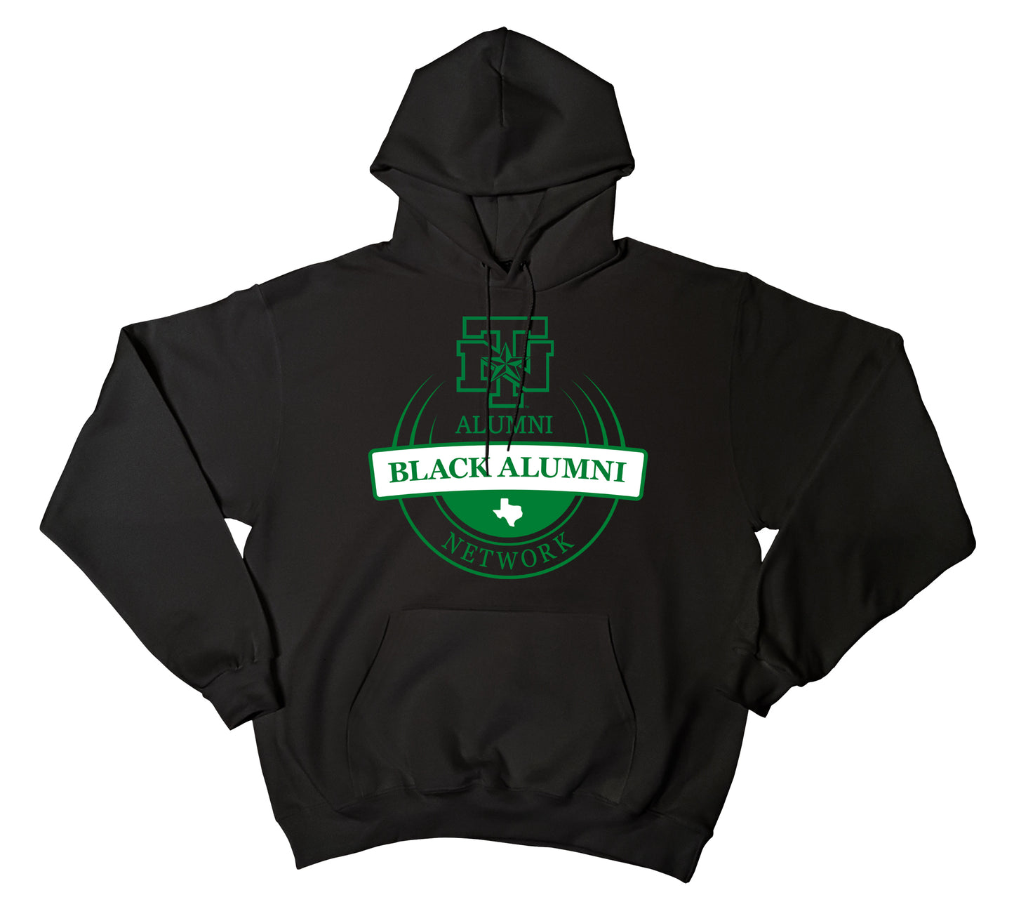 UNT Black Alumni Network x Alum Pullover Hoodie- Black