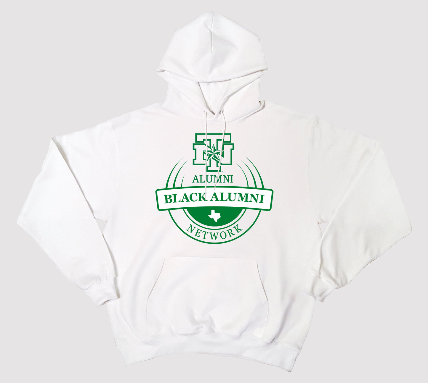 UNT Black Alumni Network x Alum Pullover Hoodie- White