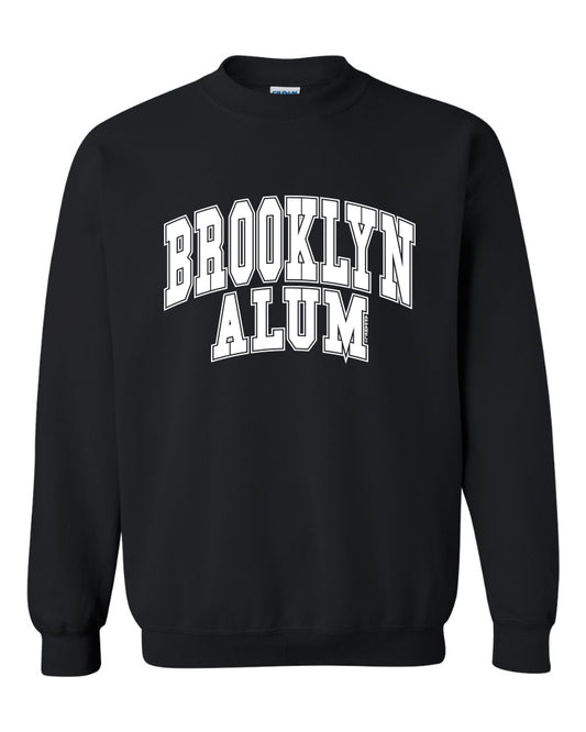 Brooklyn Black Alum Pullover Crewneck