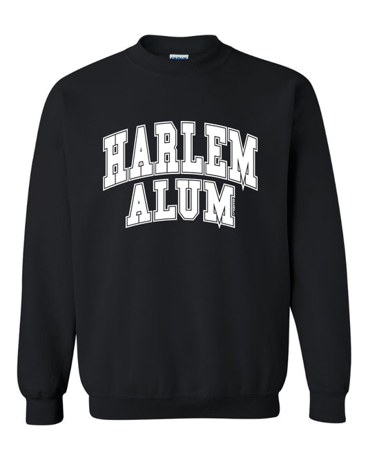 Harlem Black Alum Crewneck Pullover