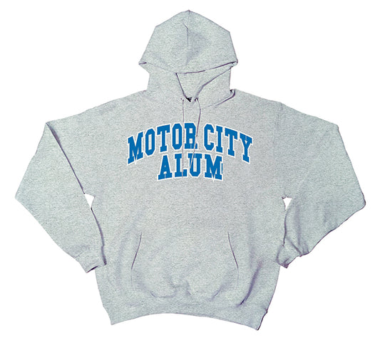 Motor City Grey Alum Pullover Hoodie