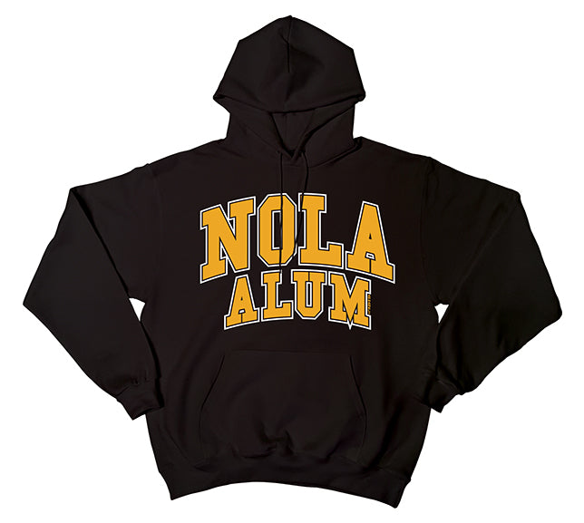 The NOLA Alum Pullover Hoodie Black