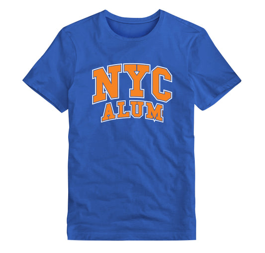 NYC Alum Tribute Unisex T-Shirt Orange & Blue