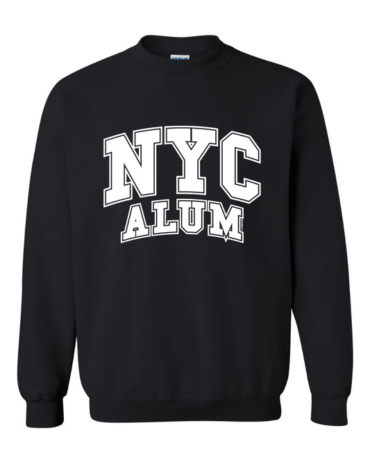 NYC Black Alum Crew Sweatshirt