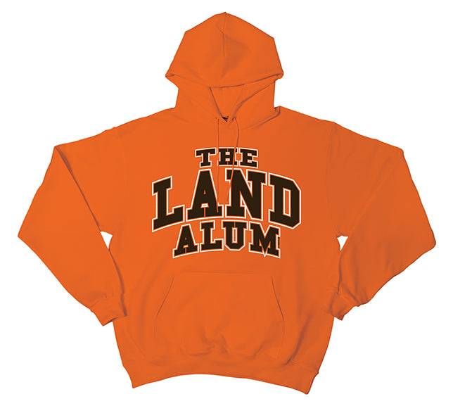 The Land Alum Pullover Hoodie Orange