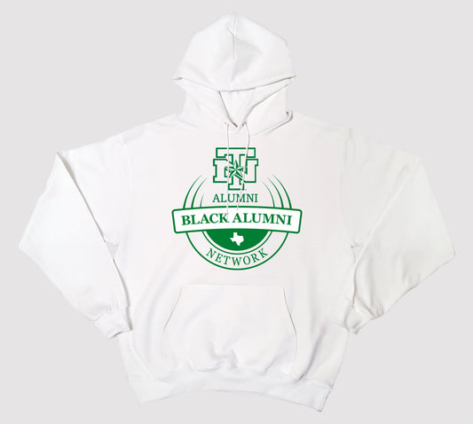 UNT Black Alumni Network x Alum Pullover Hoodie- White