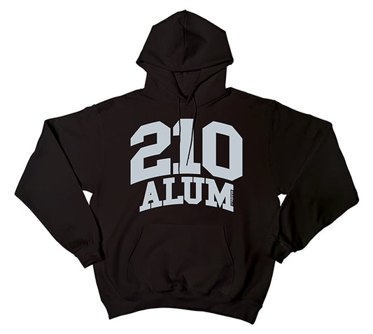 210 Black Alum Pullover Hoodie