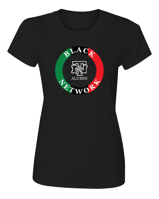 UNT Black Alumni Network x Alum Traditional Women's T-Shirt- Black