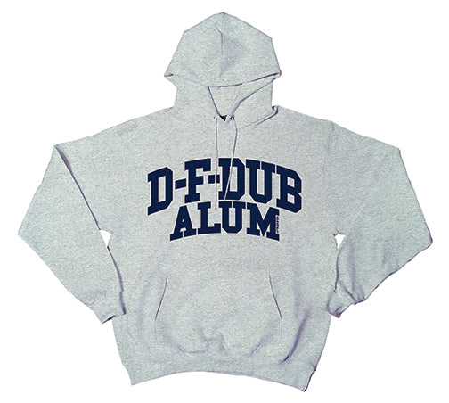 D-F Dub Heather Grey Alum Pullover Hoodie