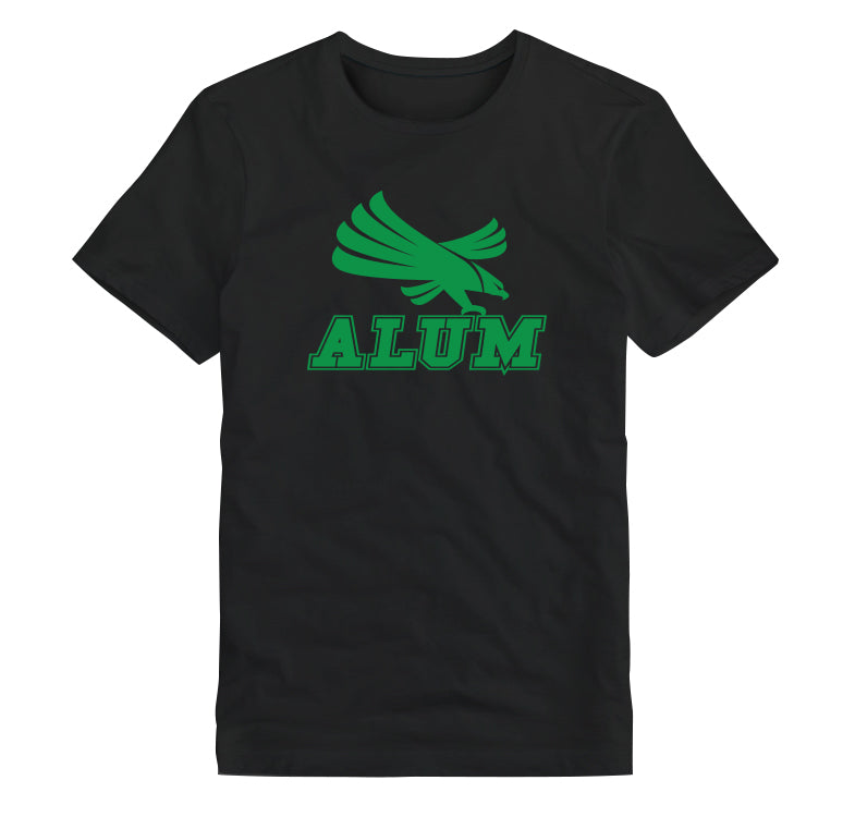 Alum Unisex T-Shirt- Green Eagle Black
